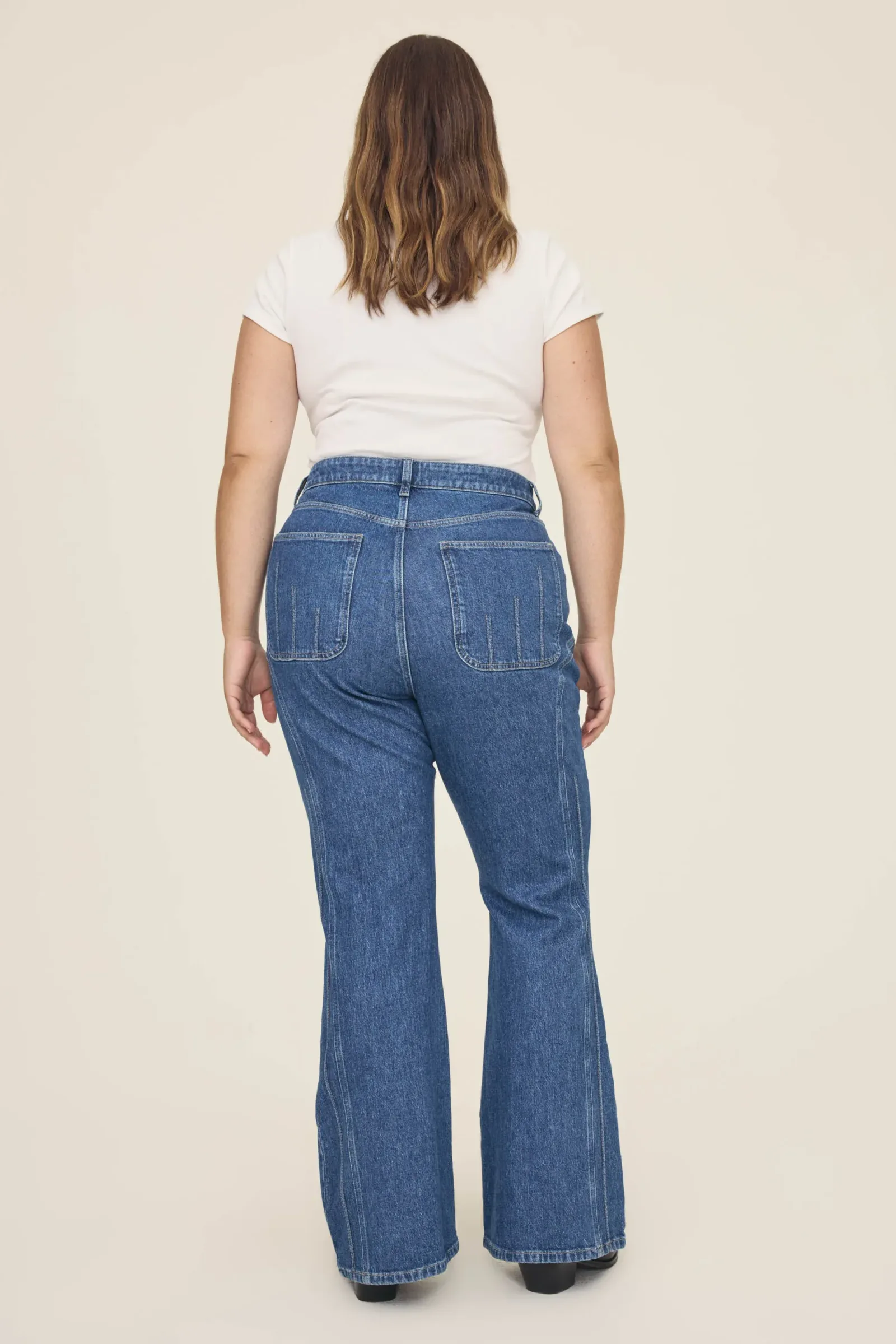 Mia Plus – Flare Jeans – Pacific