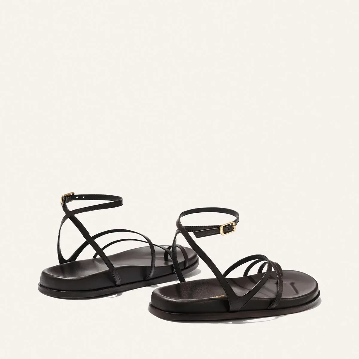 The Vesta Sandal – Espresso Nappa