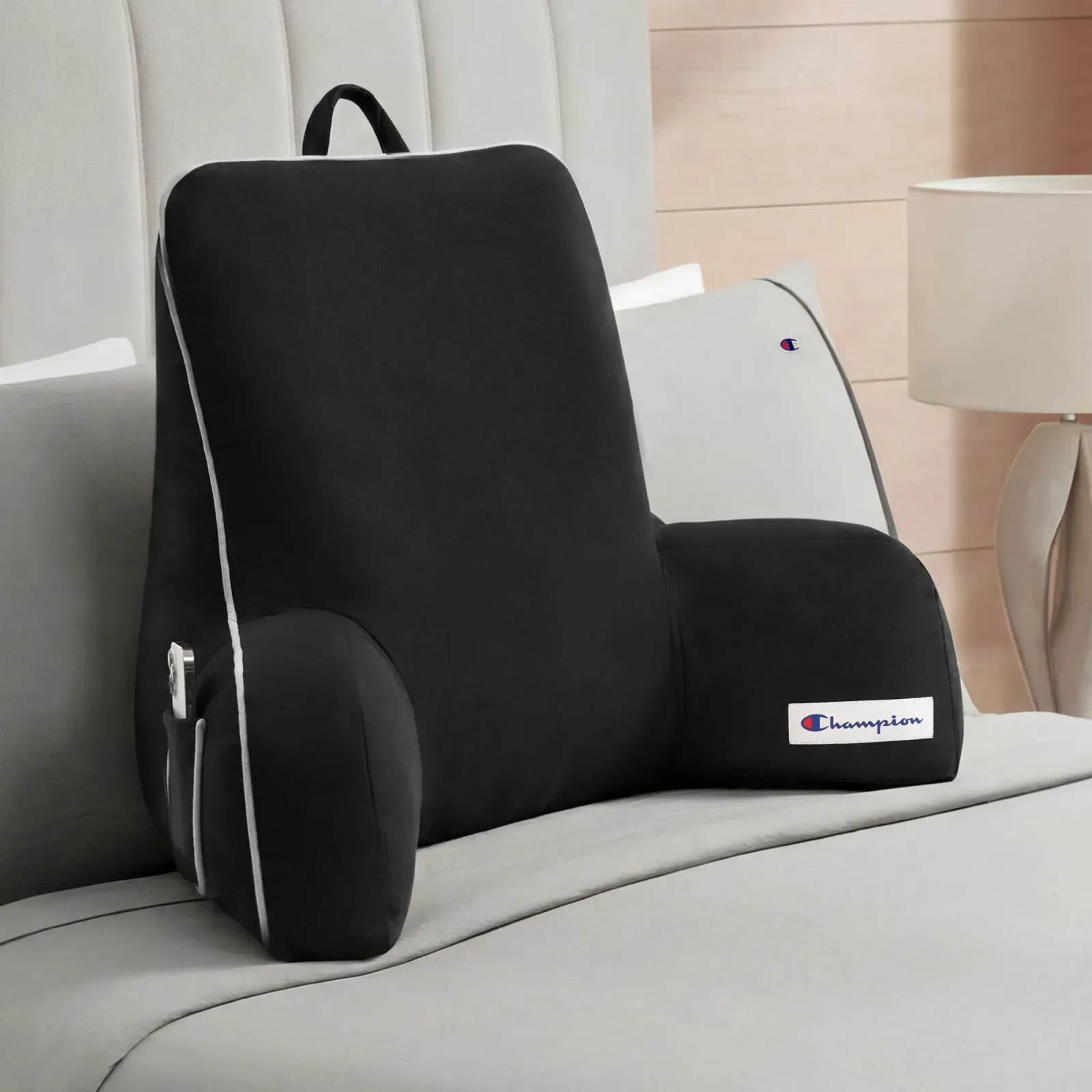 Faux Wool Backrest Pillows