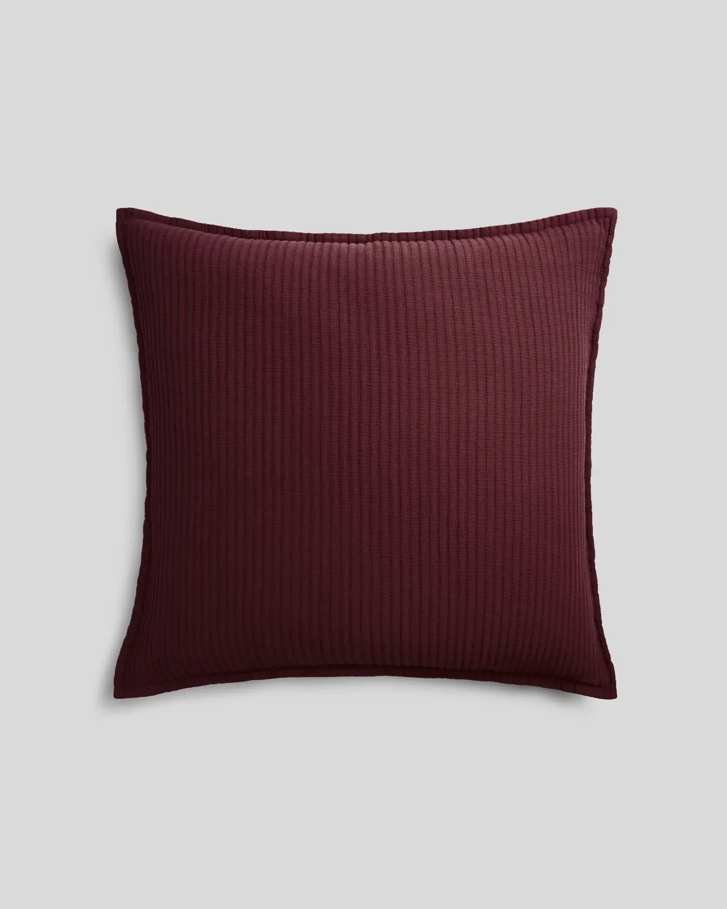 Matelasse Euro Sham (Garnet)