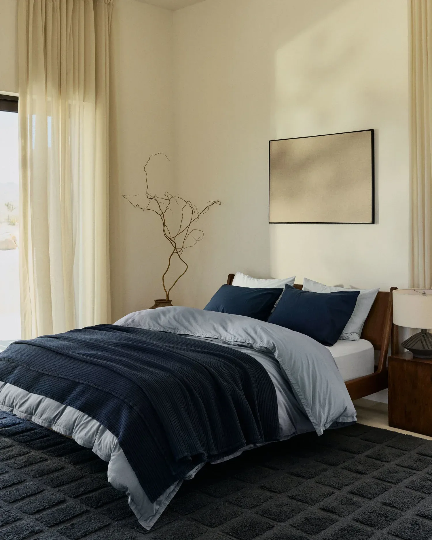 Matelasse Coverlet (Ink)