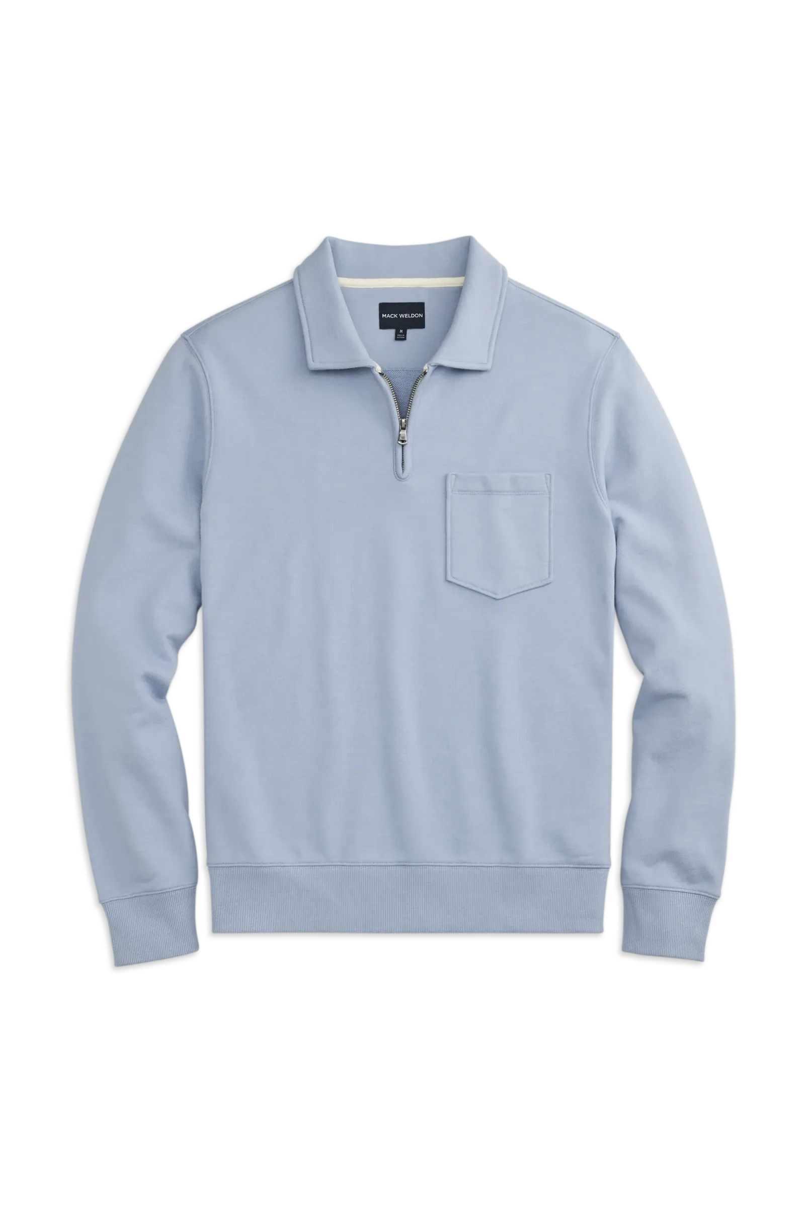 Vintage French Terry Quarter-Zip Polo