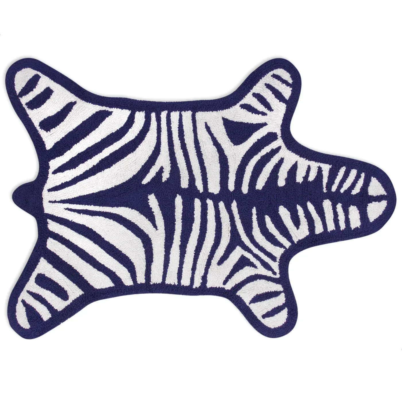 Reversible Zebra Bath Mat