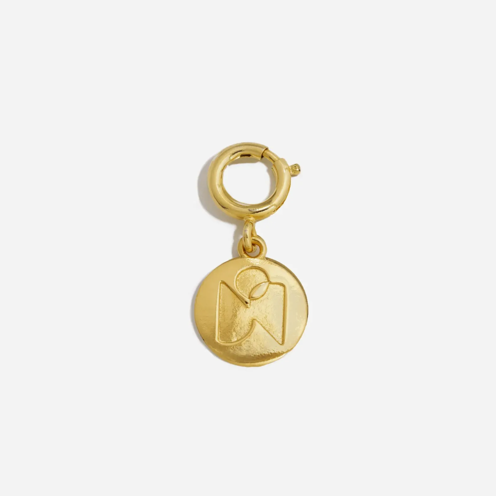 Shoe Charm Logo Stud Gold