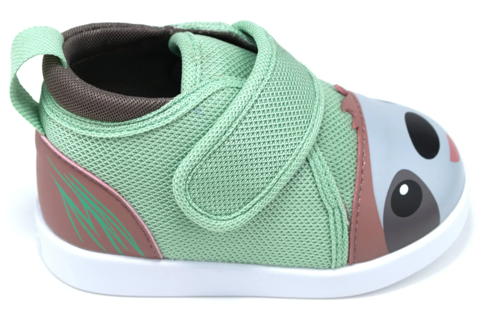 Sloth Squeaky Single Shoe for Boys and Girls V2 – Green/Brown – (One Shoe Only)