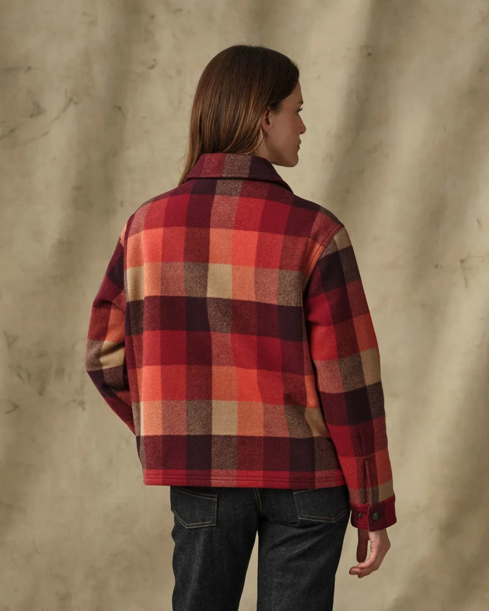 Women's Spokane Insulated Jacket – Red / Burgundy Plaid