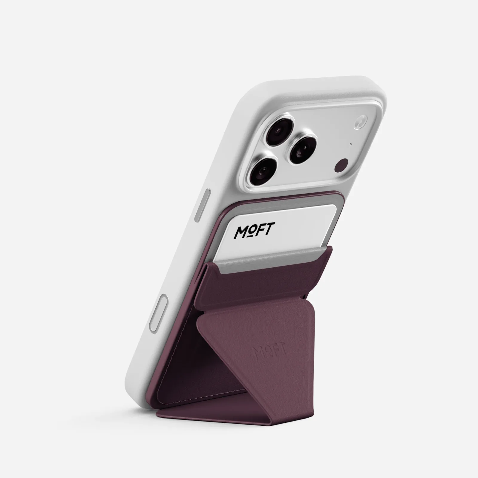 Trackable Snap-on Phone Stand & Wallet