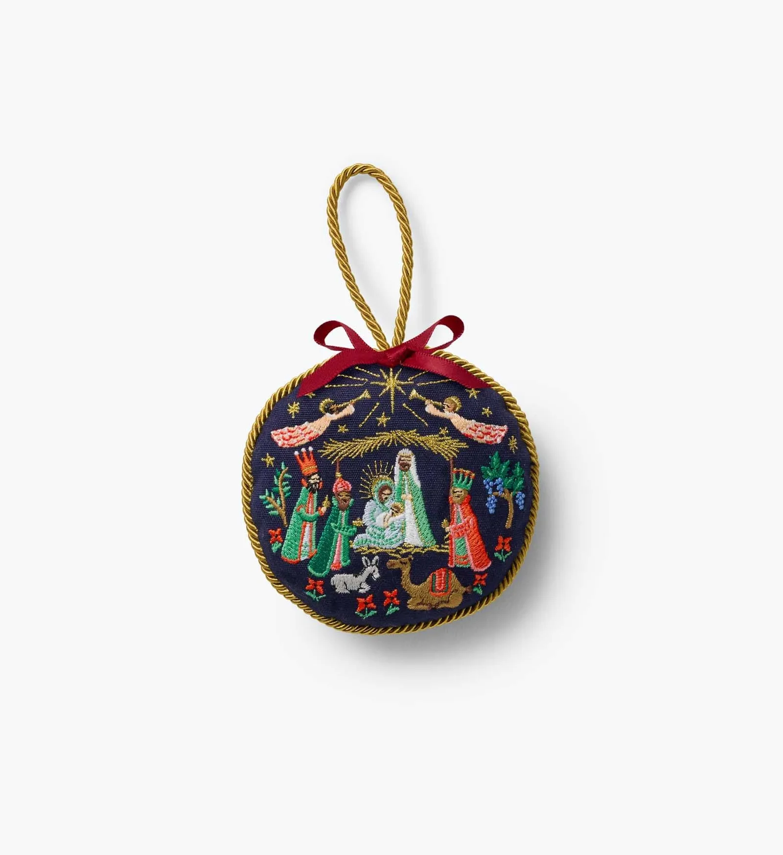 Embroidered Ornament – Nativity