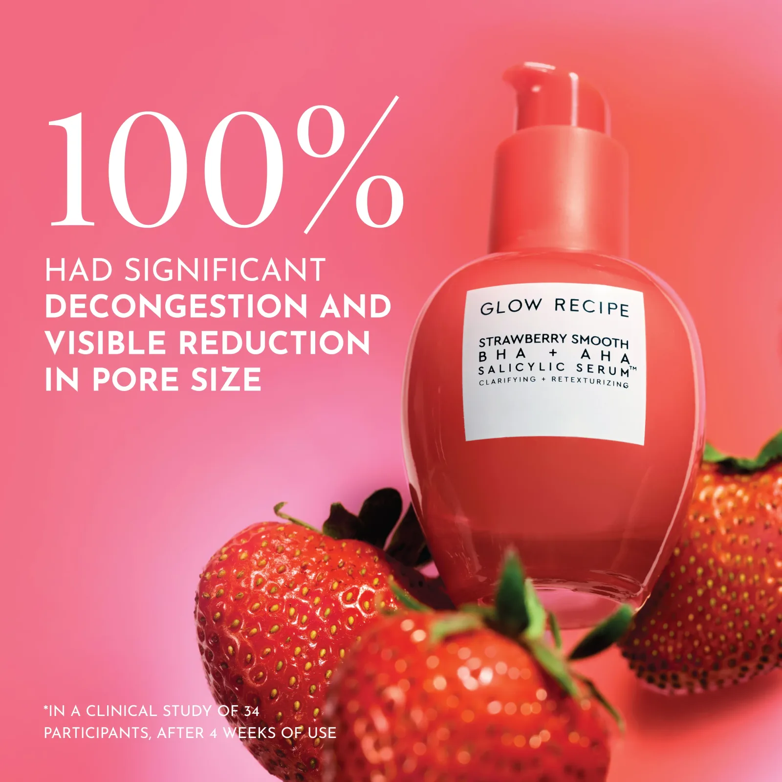 Strawberry Smooth BHA+AHA Salicylic Serum