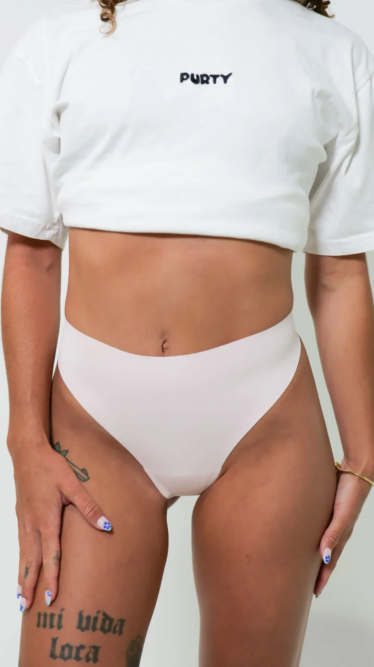 Snatched VAG – High Rise G String – 2XL = AU 16 / US 12 / Baby PInk