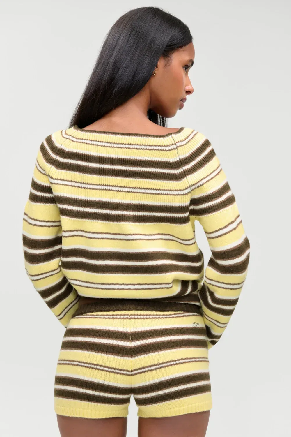 Graham Brushed Knit Mini Short – Toasted Oat