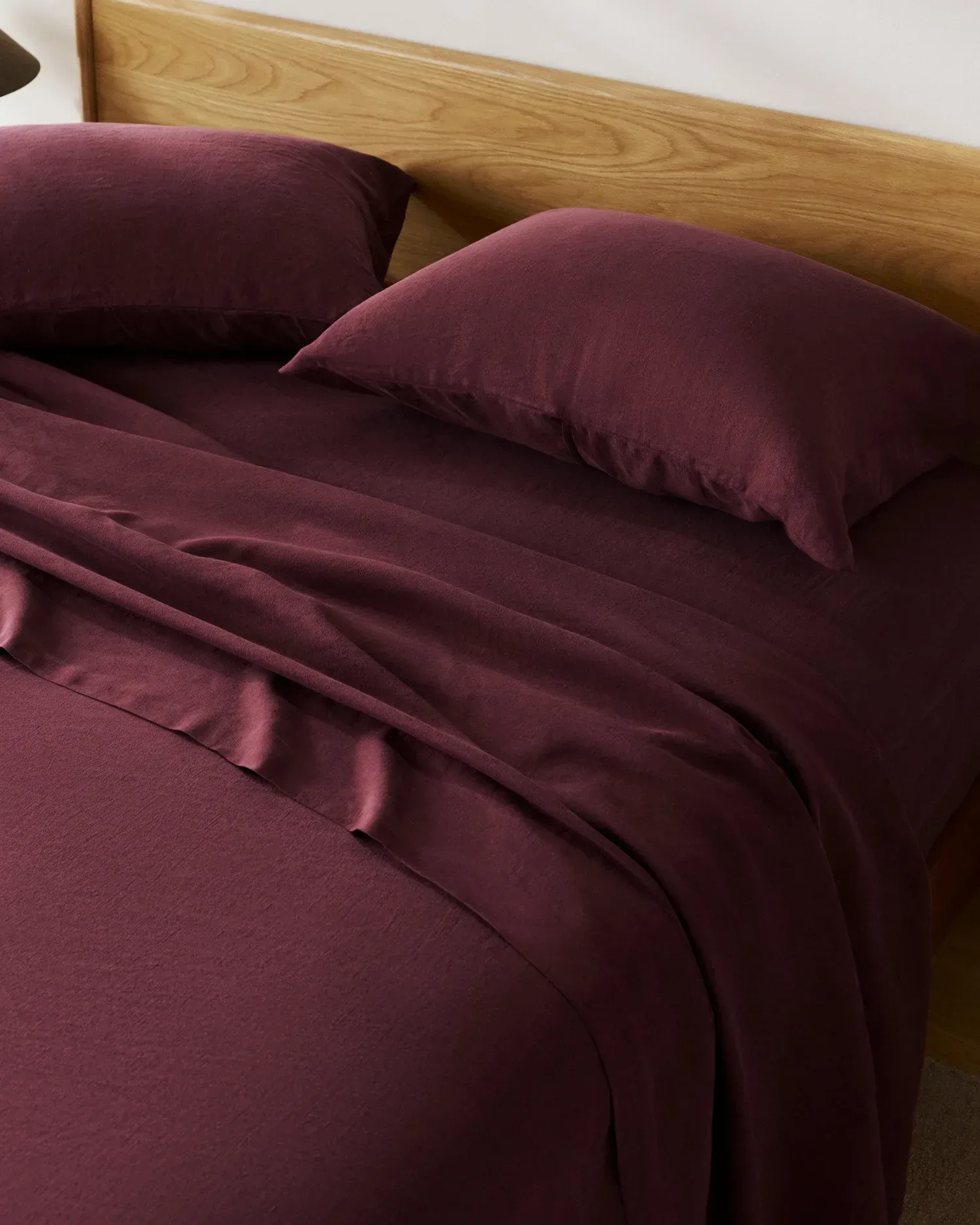 Linen Tencel Sheet Set – Garnet K/CK
