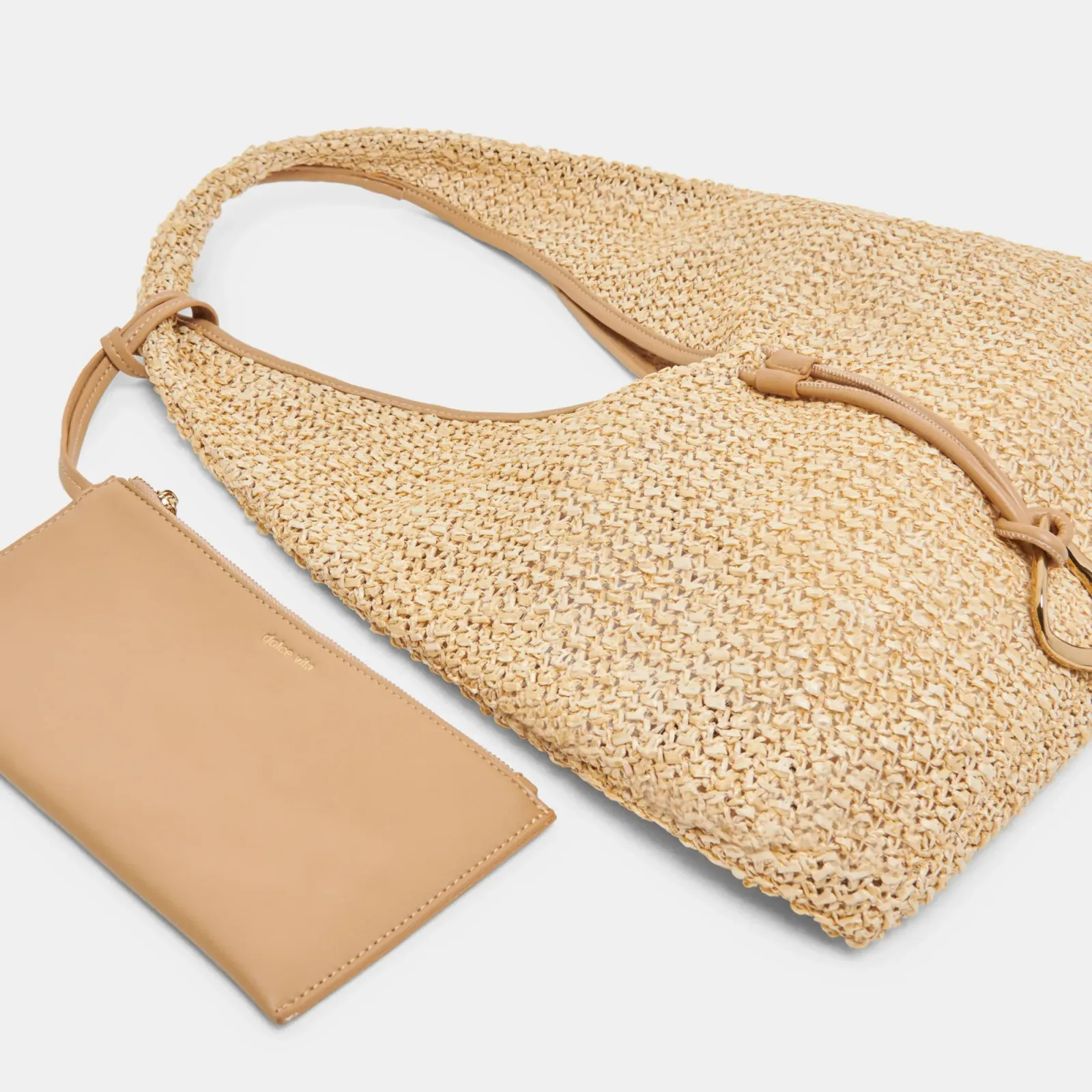 Missie Tote Natural Raffia