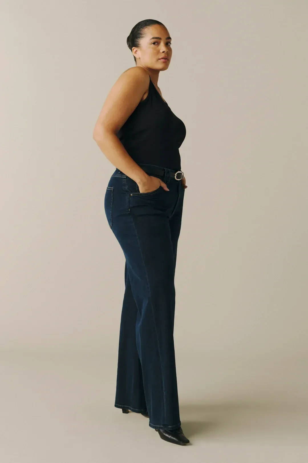 Nce – Wide Leg Jeans – Nightfall Rinse