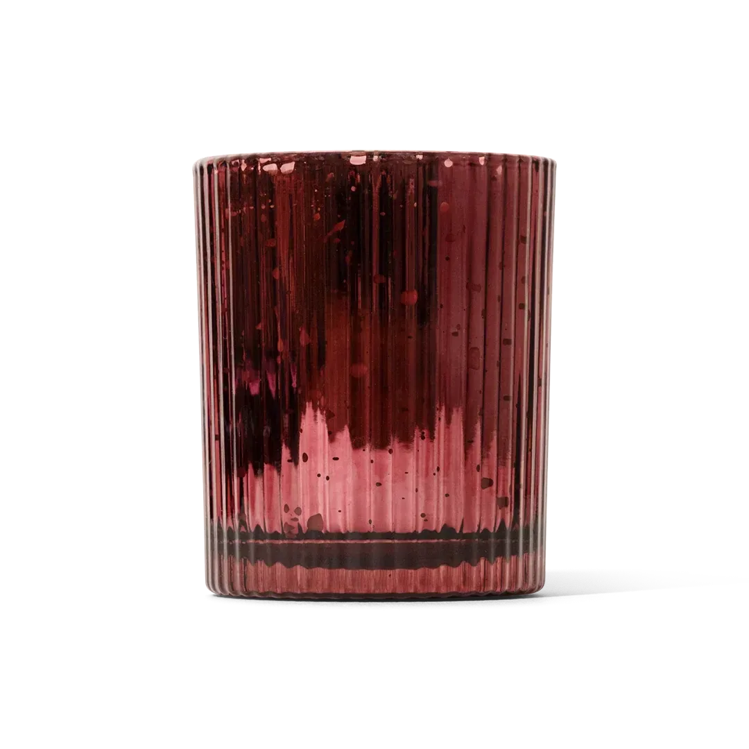 Plum Cognac Candle, Glass Votive 4 oz