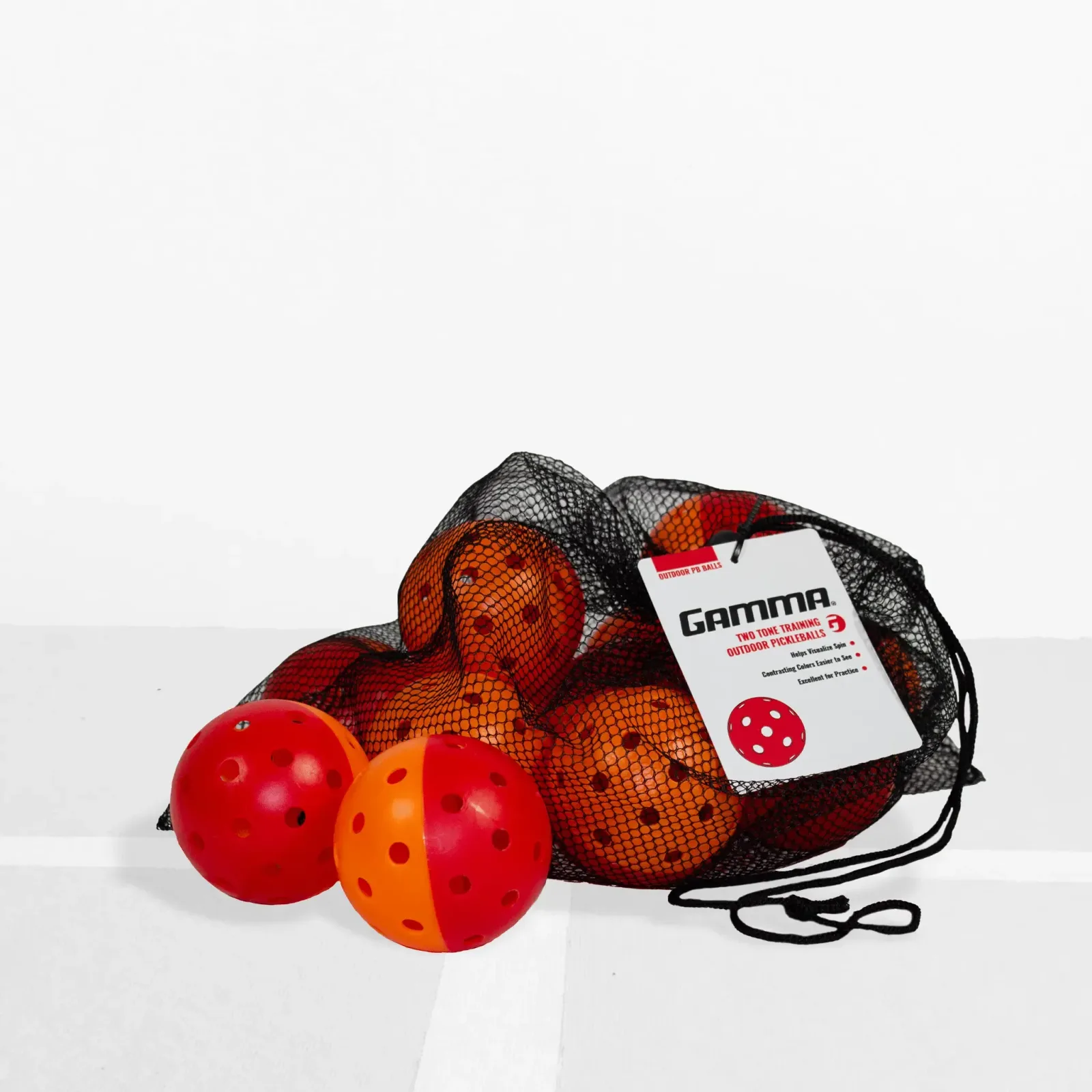 Two-Tone Outdoor Training Pickleballs