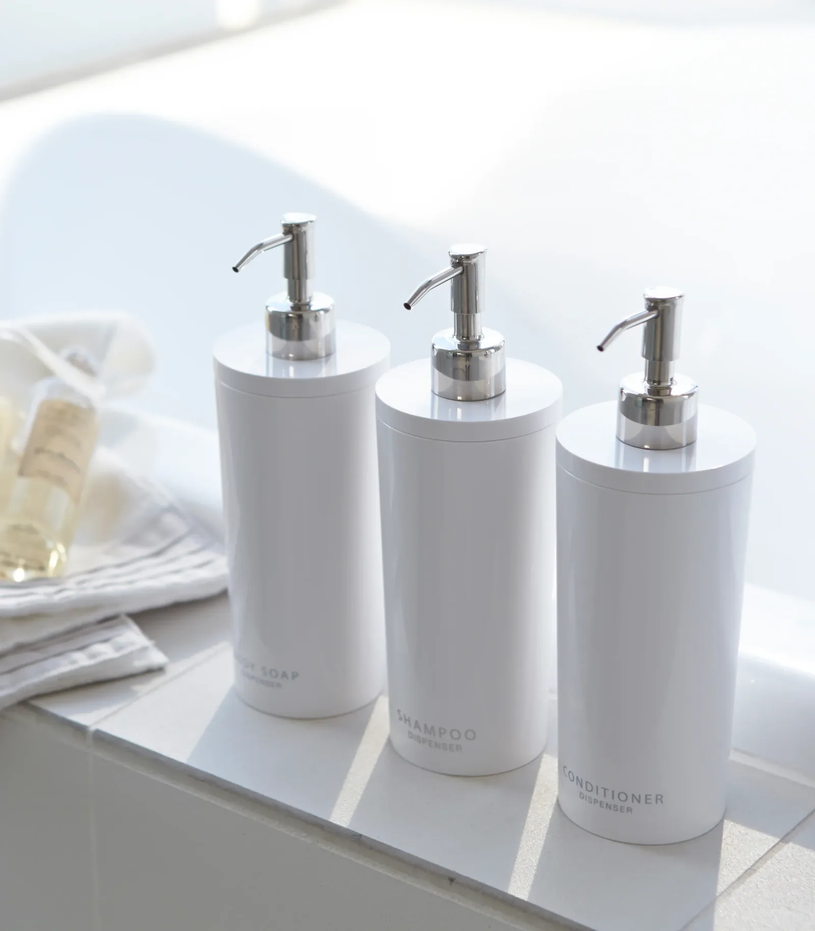 Round Shower Dispenser – Three Styles