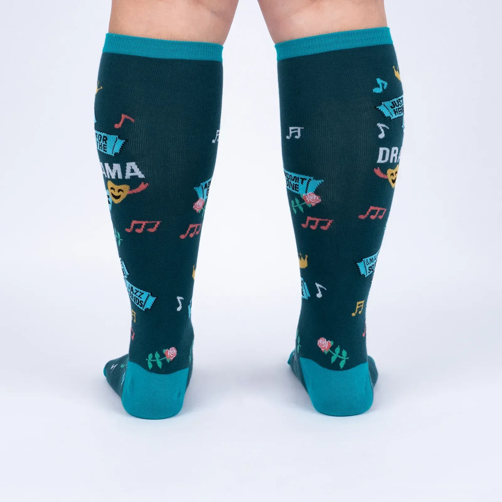 Just Here for the Drama Stretch-It Knee High Socks