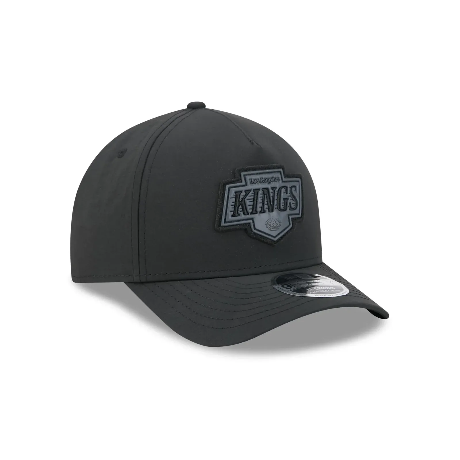 Alpha Industries x Los Angeles Kings Nylon Black 9FORTY M-Crown A-Frame Snapback Hat