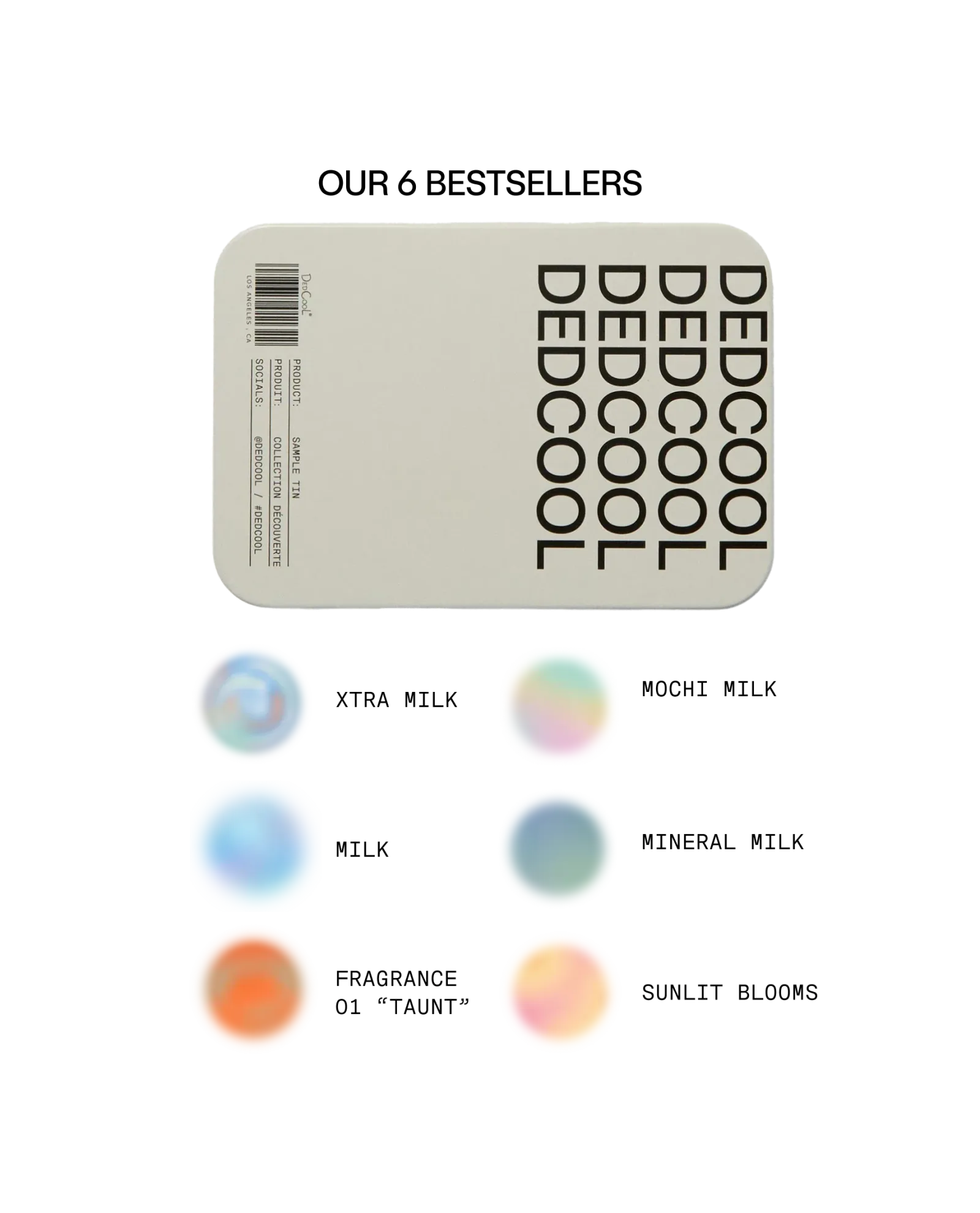 DedCool Discovery Set + 20% off your first Fragrance