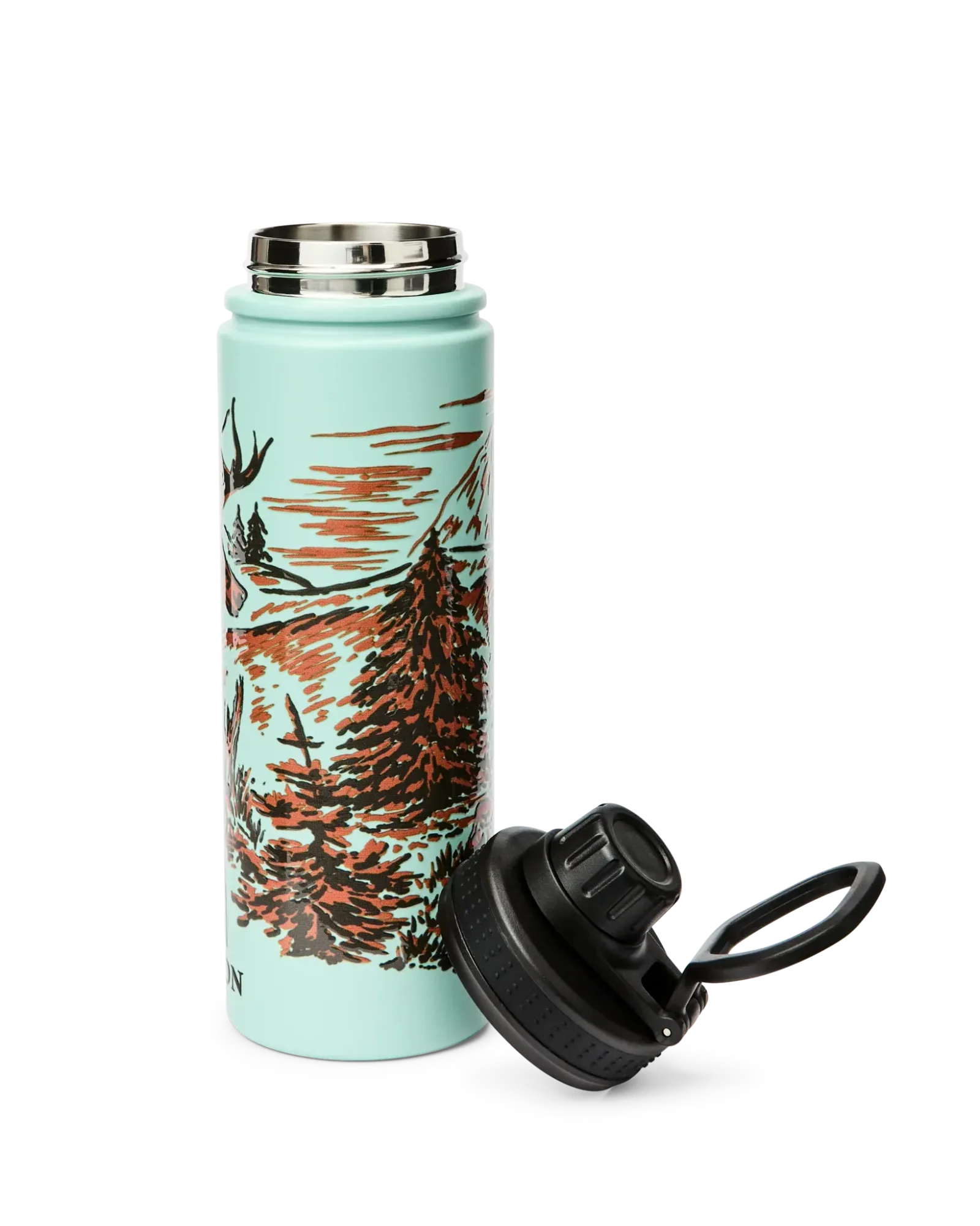 Deer Insulated Water Bottle – Sea Foam