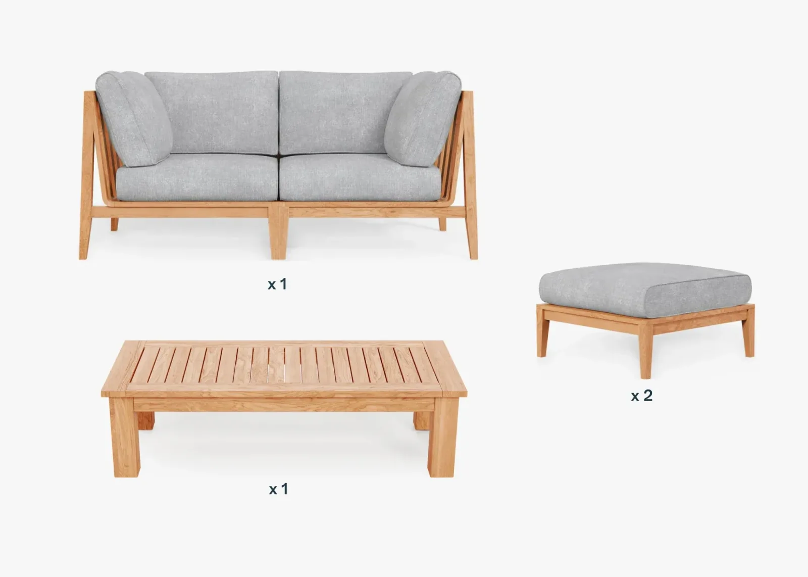 Teak Outdoor Retreat Bundle