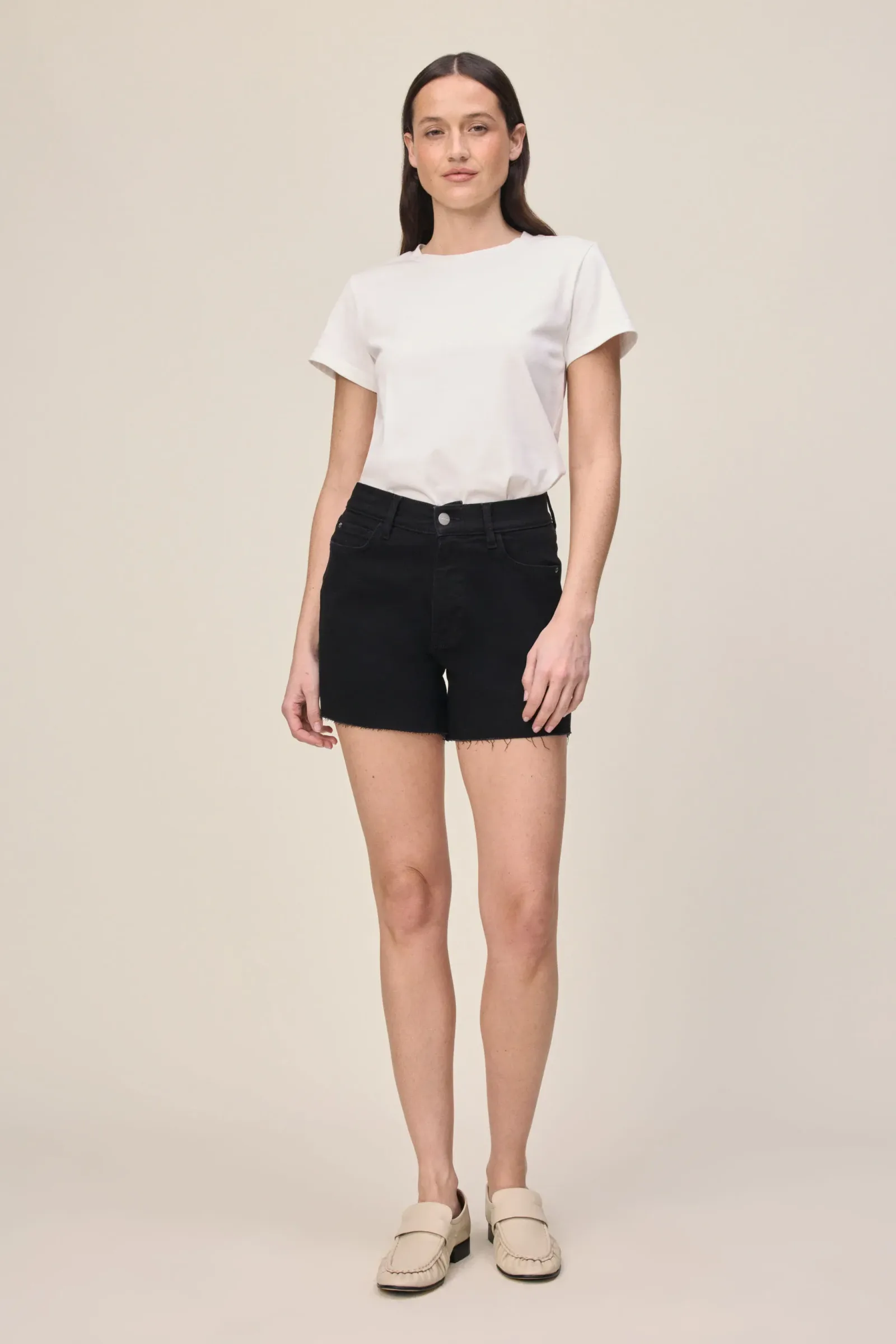 Vvi – Relaxed Jean Short – Jet Black
