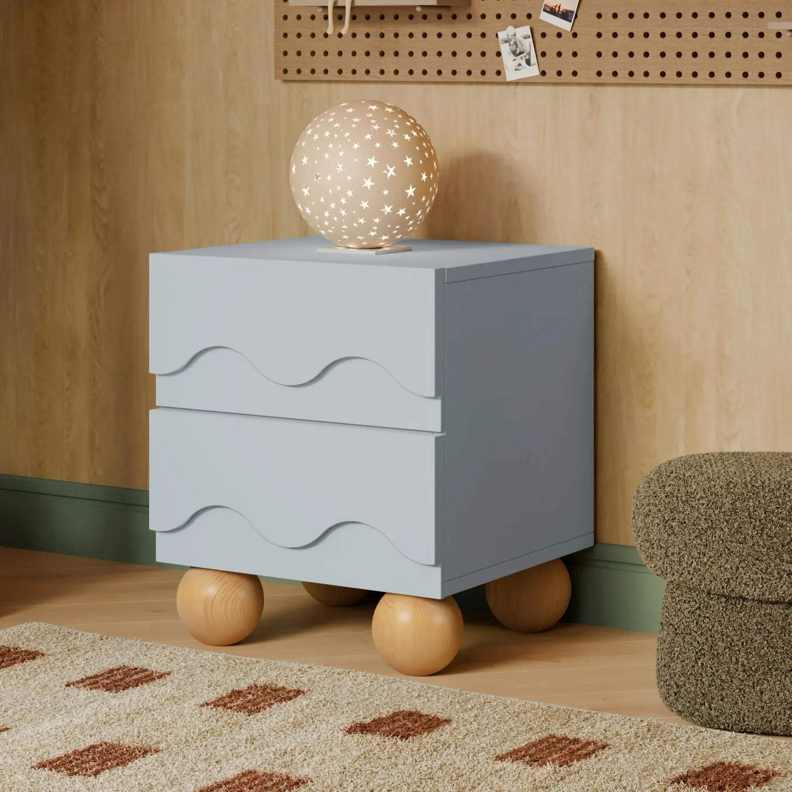 Lido Wave Assembled Nightstand – Retail Exclusive