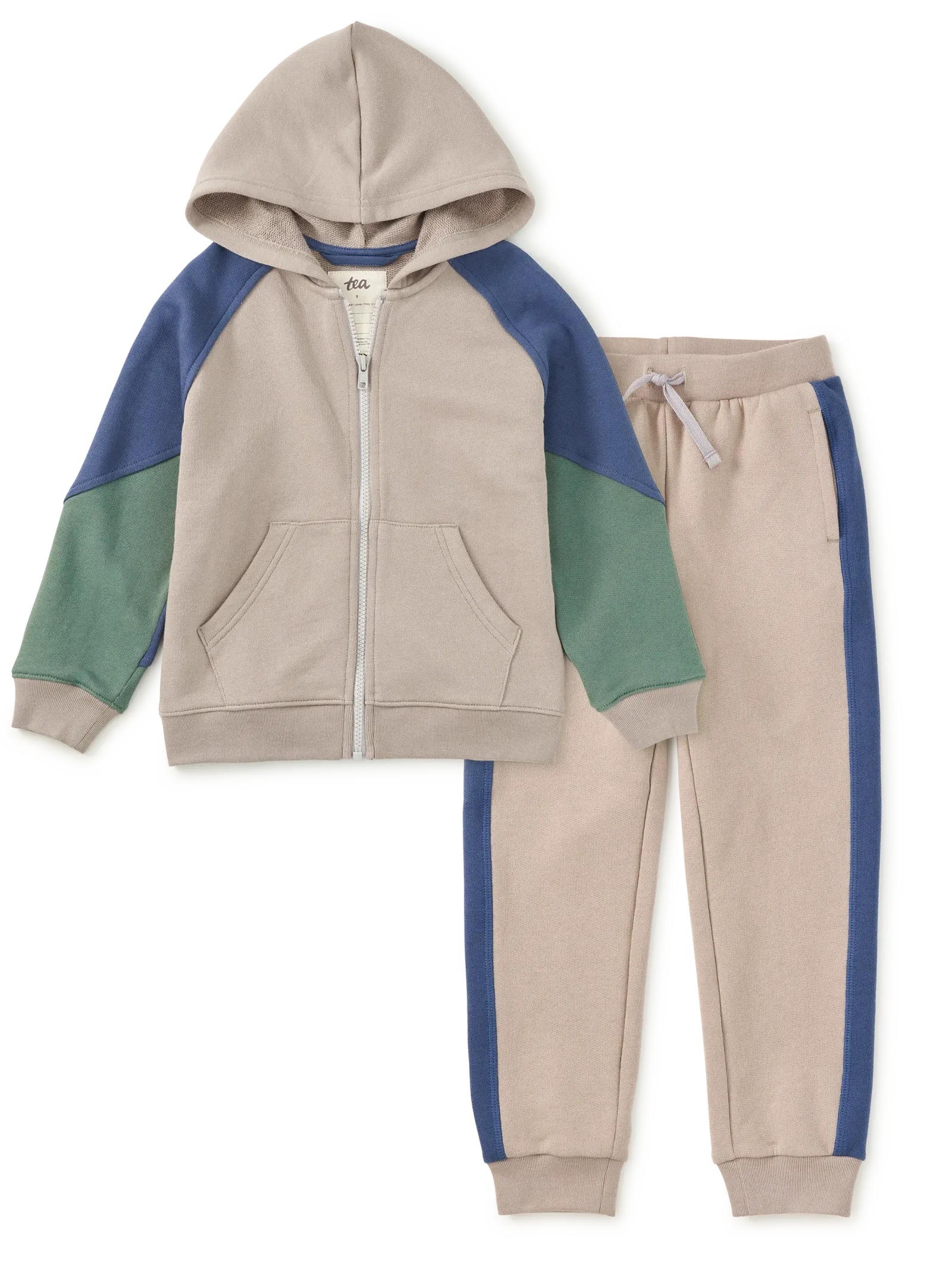 Mist Colorblock Hoodie & Joggers 2-Piece Set