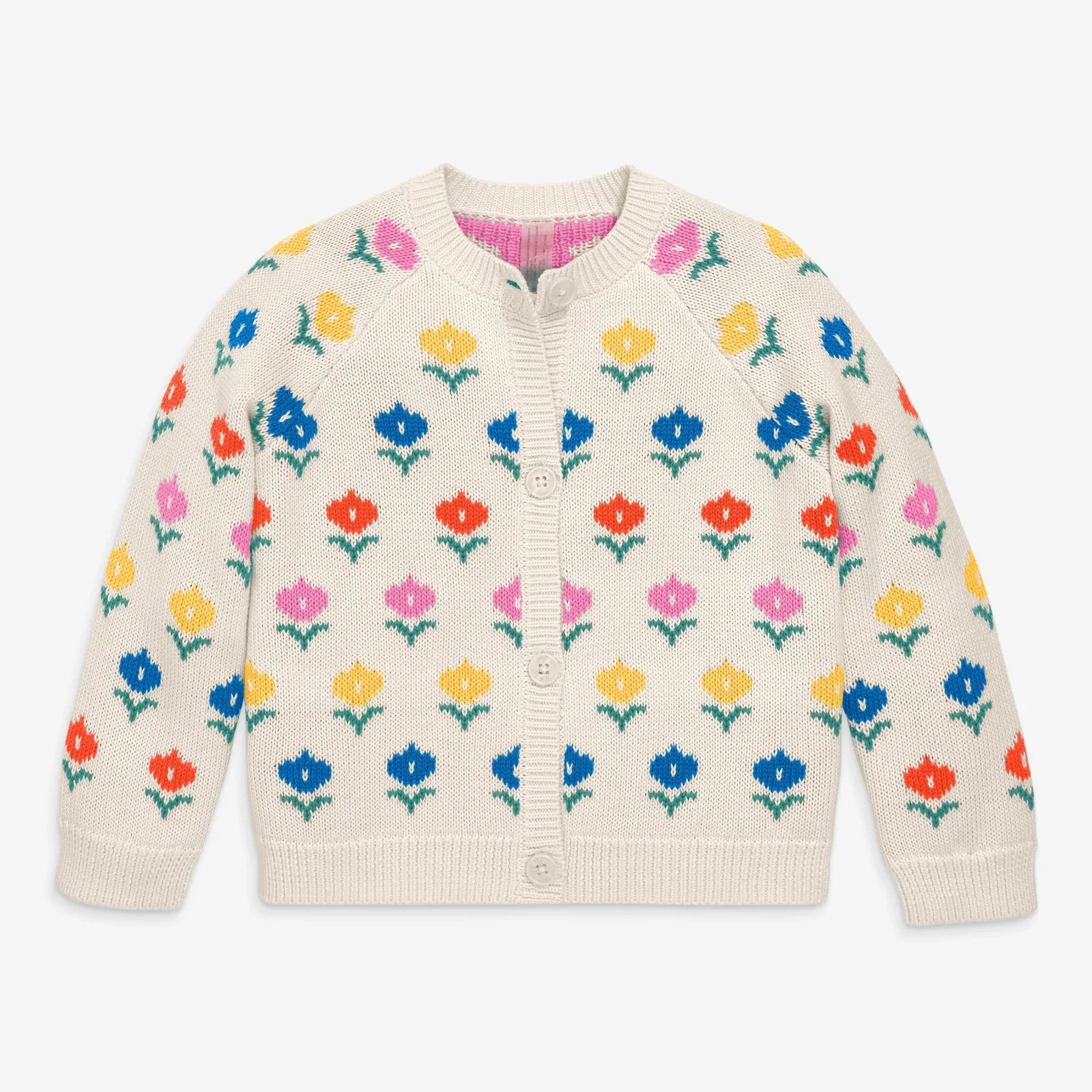 Kids cardigan in fall florals