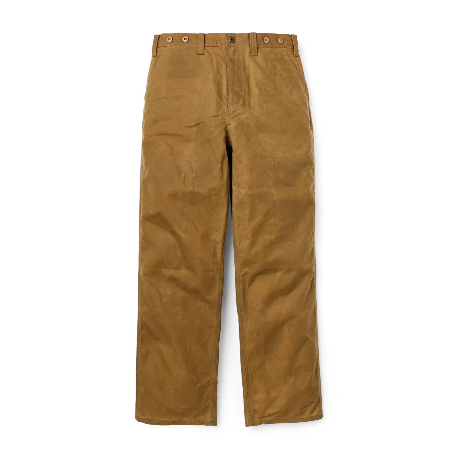 Oil Finish Single Tin Cloth Pants – Dark Tan