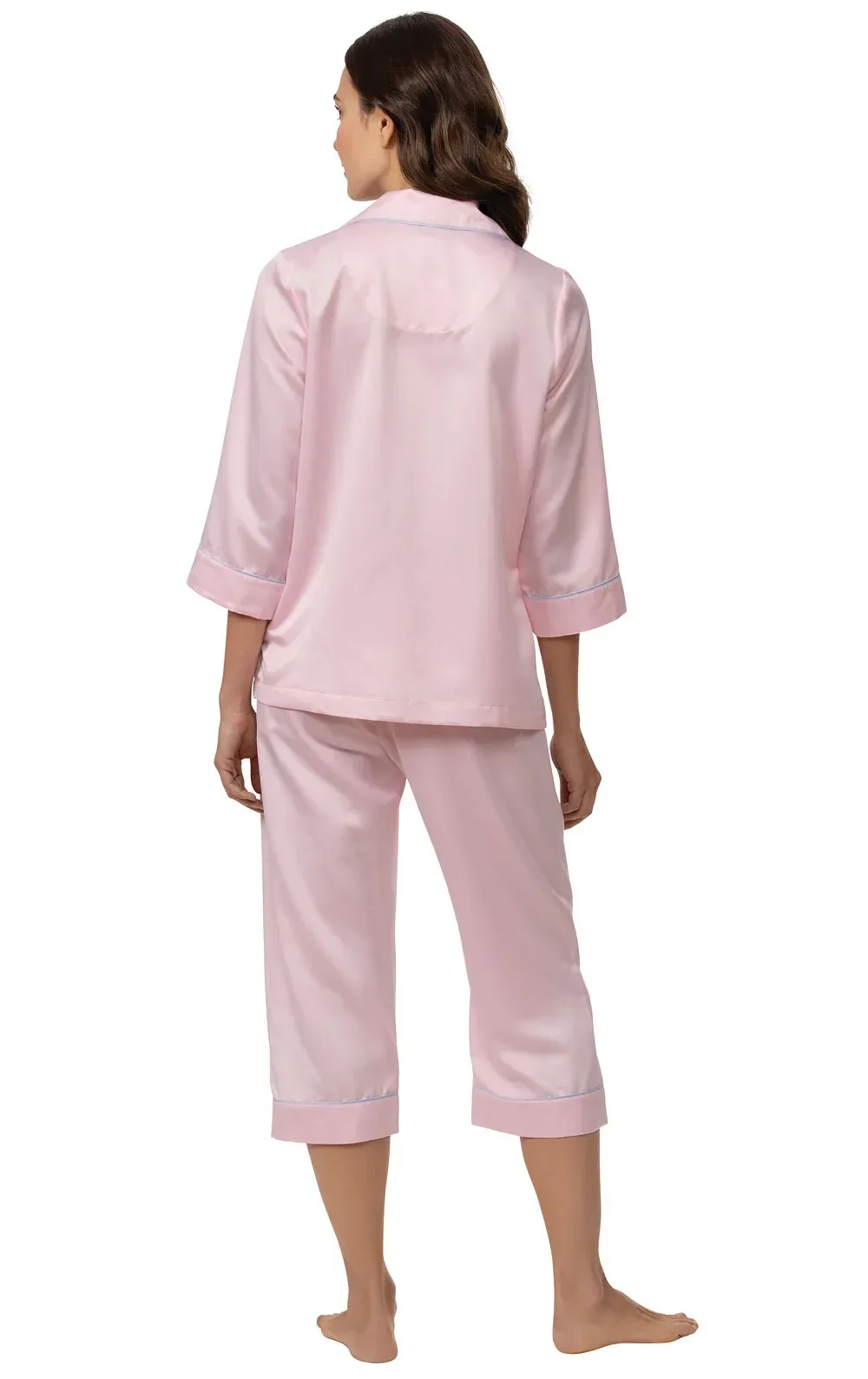 Dreamy Satin Capri Pajamas – Final Sale