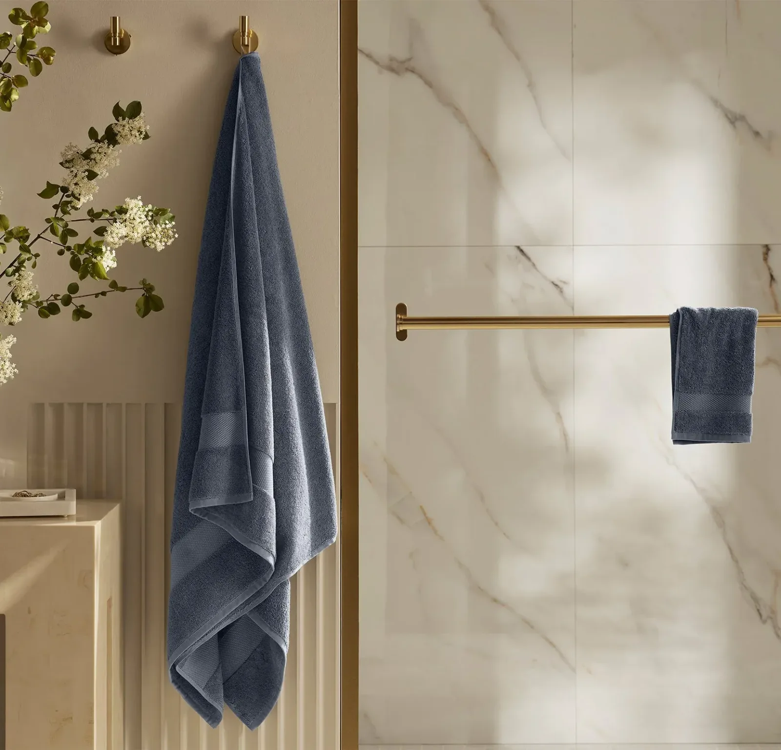 Plush Bath Sheet – Mineral (Personalized)