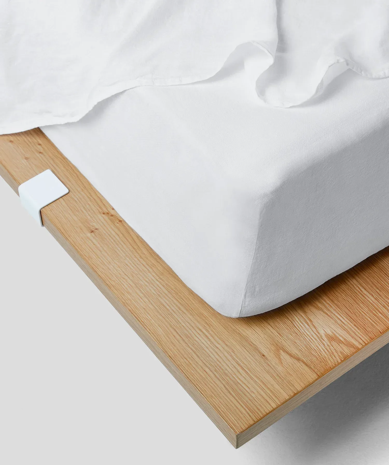 Linen Duvet + Sheet Set – King – White
