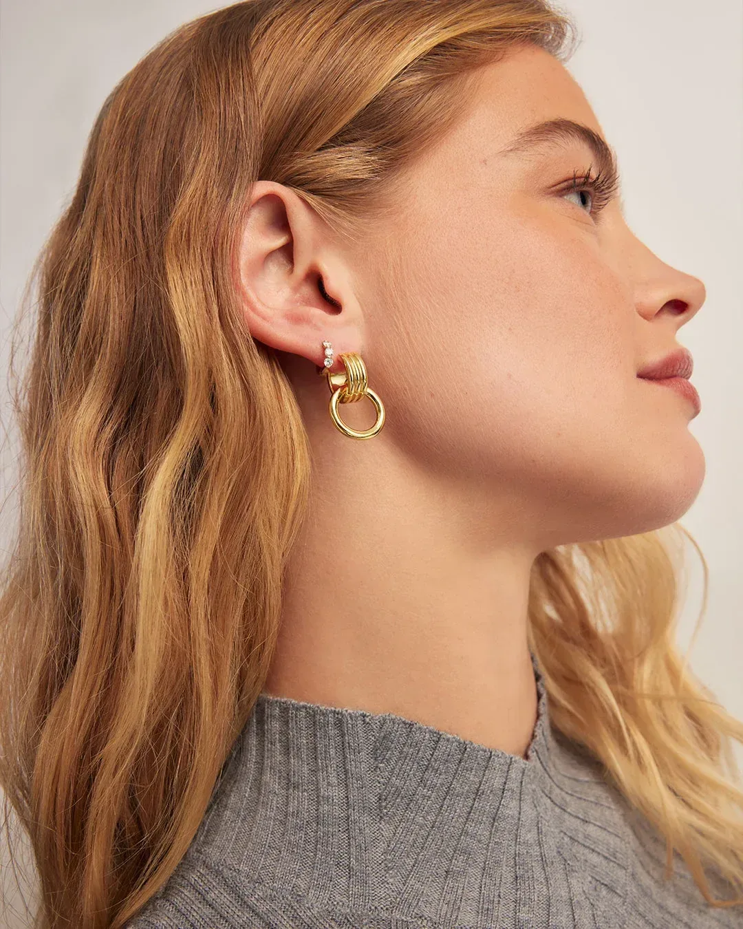 Melrose Drop Hoops