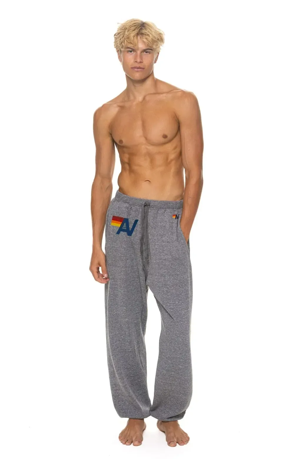 Logo Sweatpants – Heather Grey