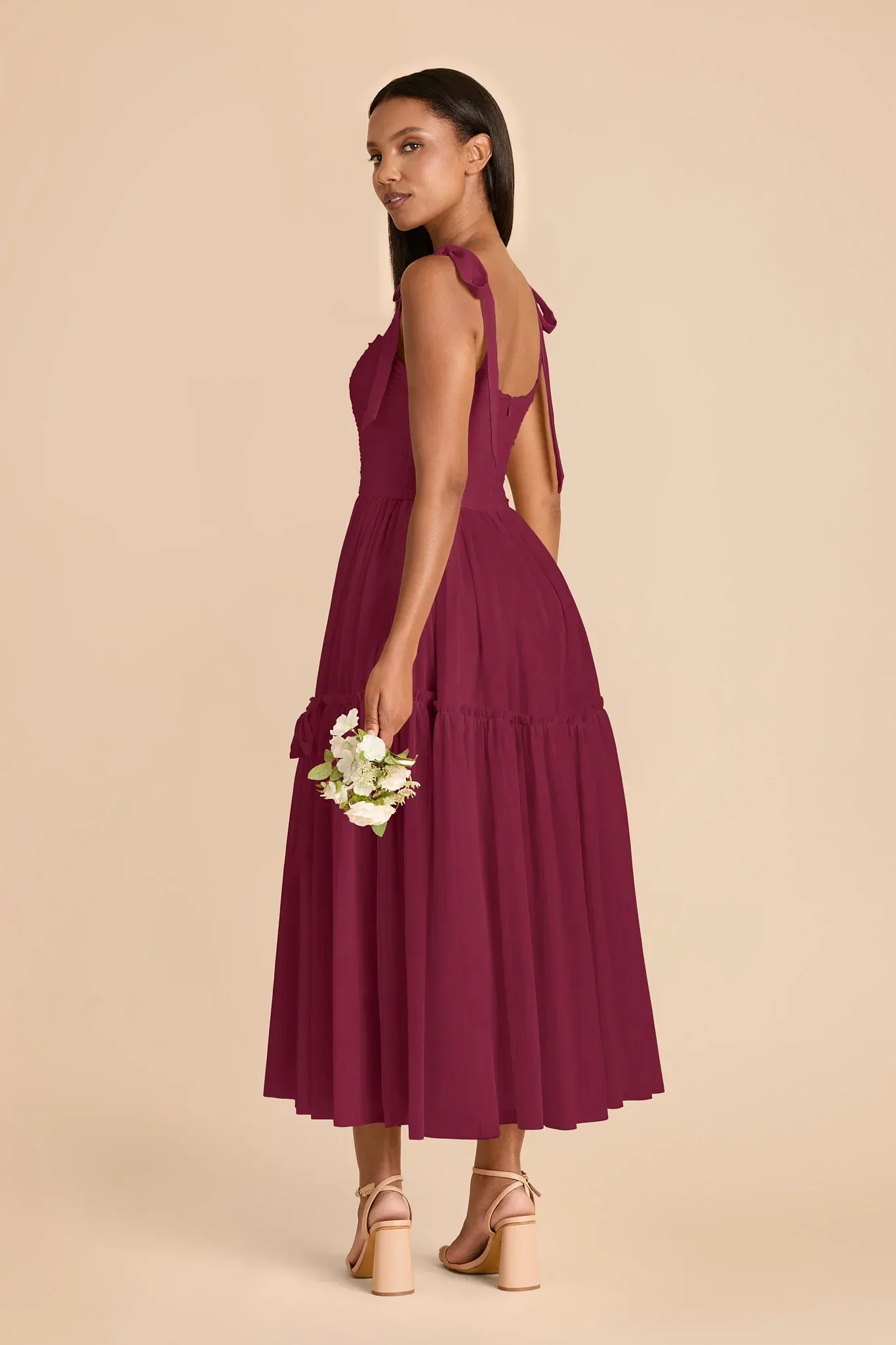 Ariella Tulle Dress – Berry