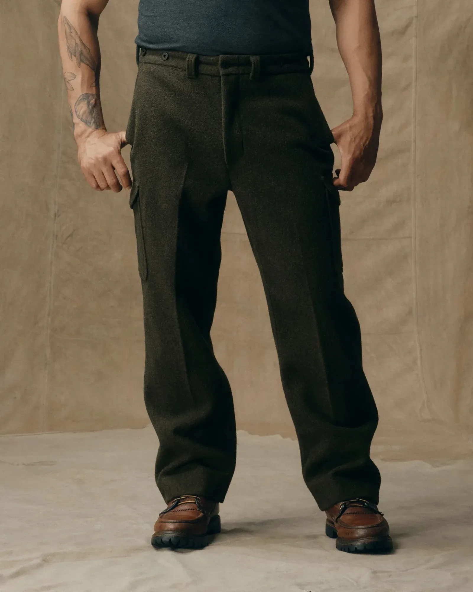 Mackinaw Wool Field Pants – Forest Green