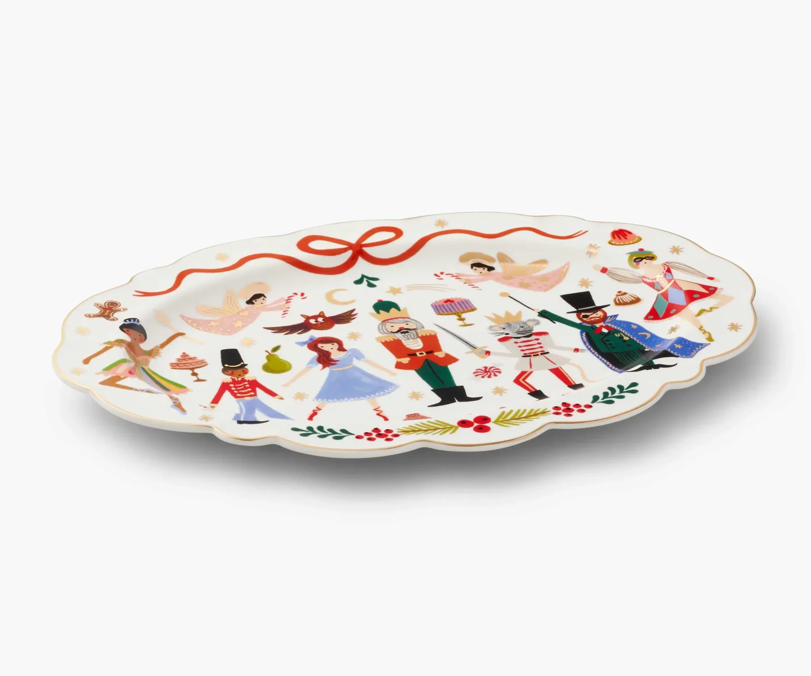 Large Porcelain Serving Platter – Nutcracker