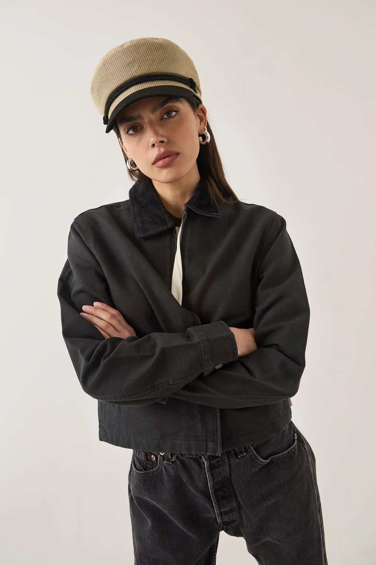 Mechanics Women's Garage Zip Jacket – Black
