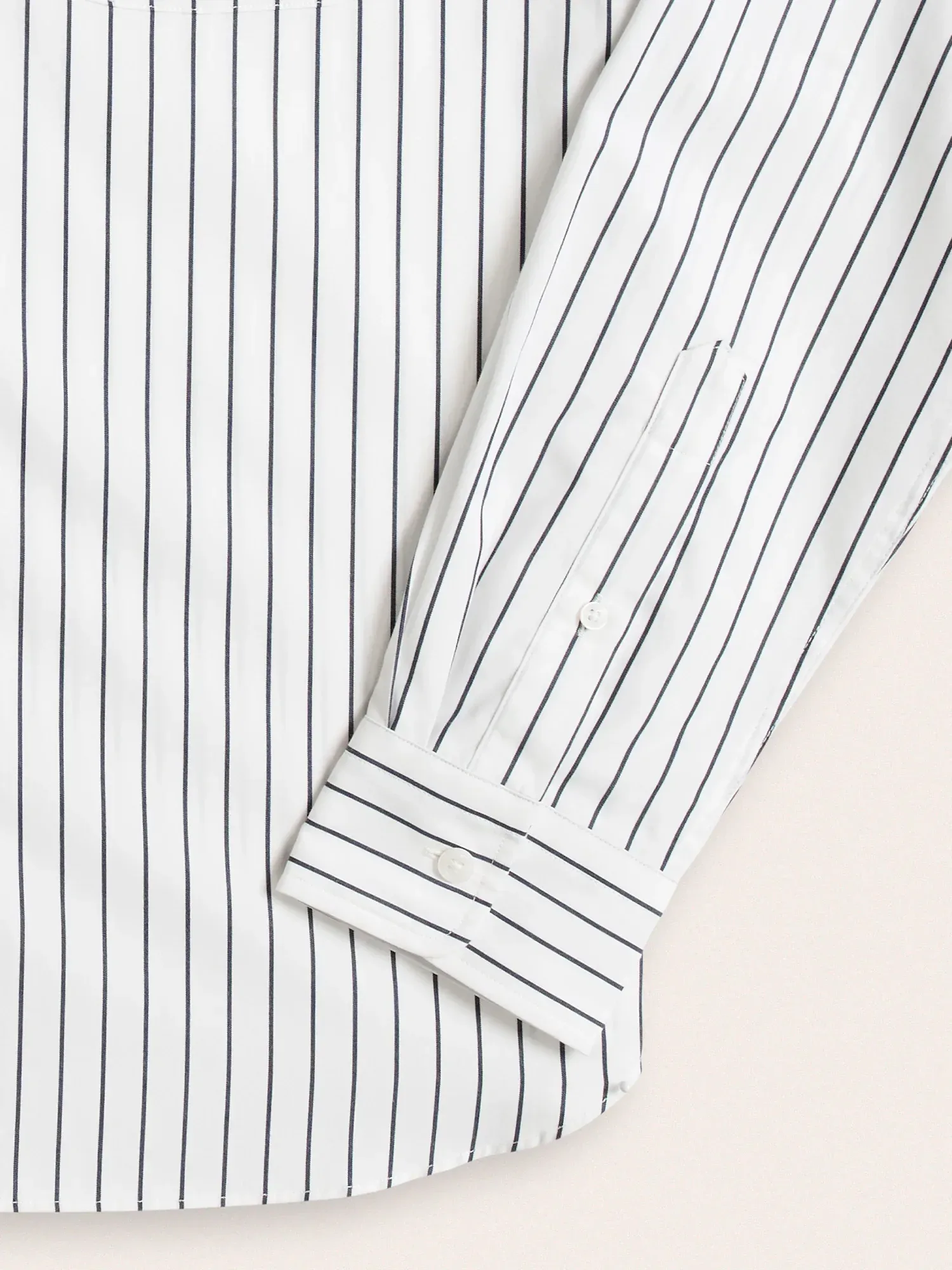 Navy Stripe Oxford Shirt