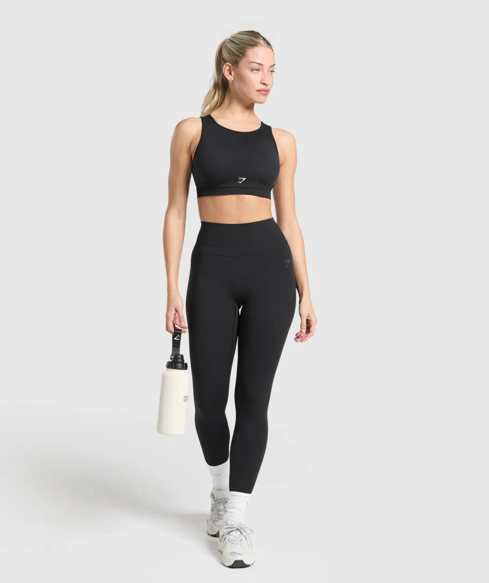 Gymshark Mesh Back Sports Bra – Black