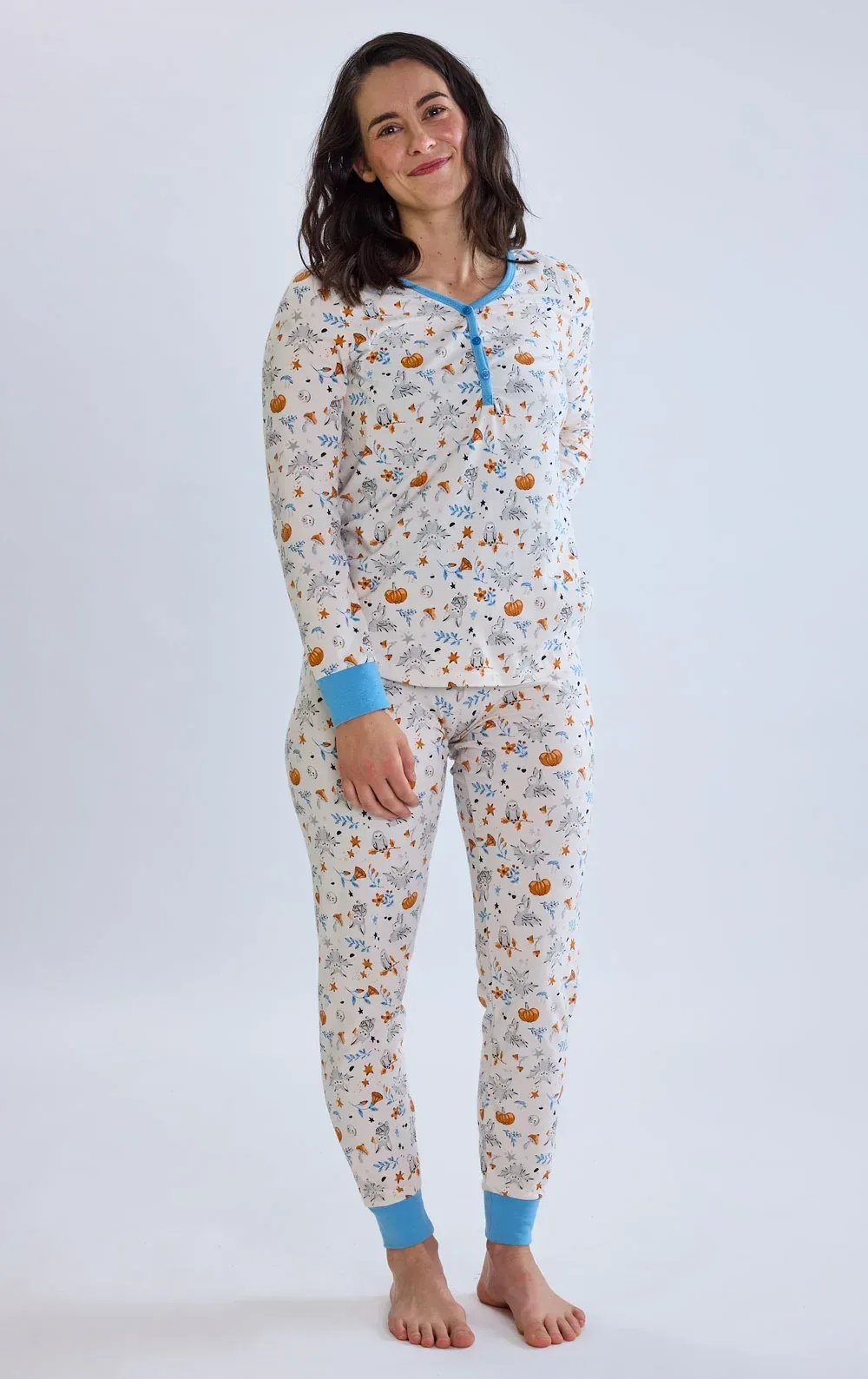 It’s Freaking Bats Henley Jogger Pajamas