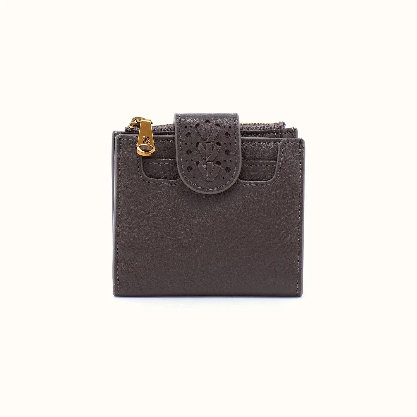 Dunn Mini Wallet In Pebbled Leather – Hearthstone