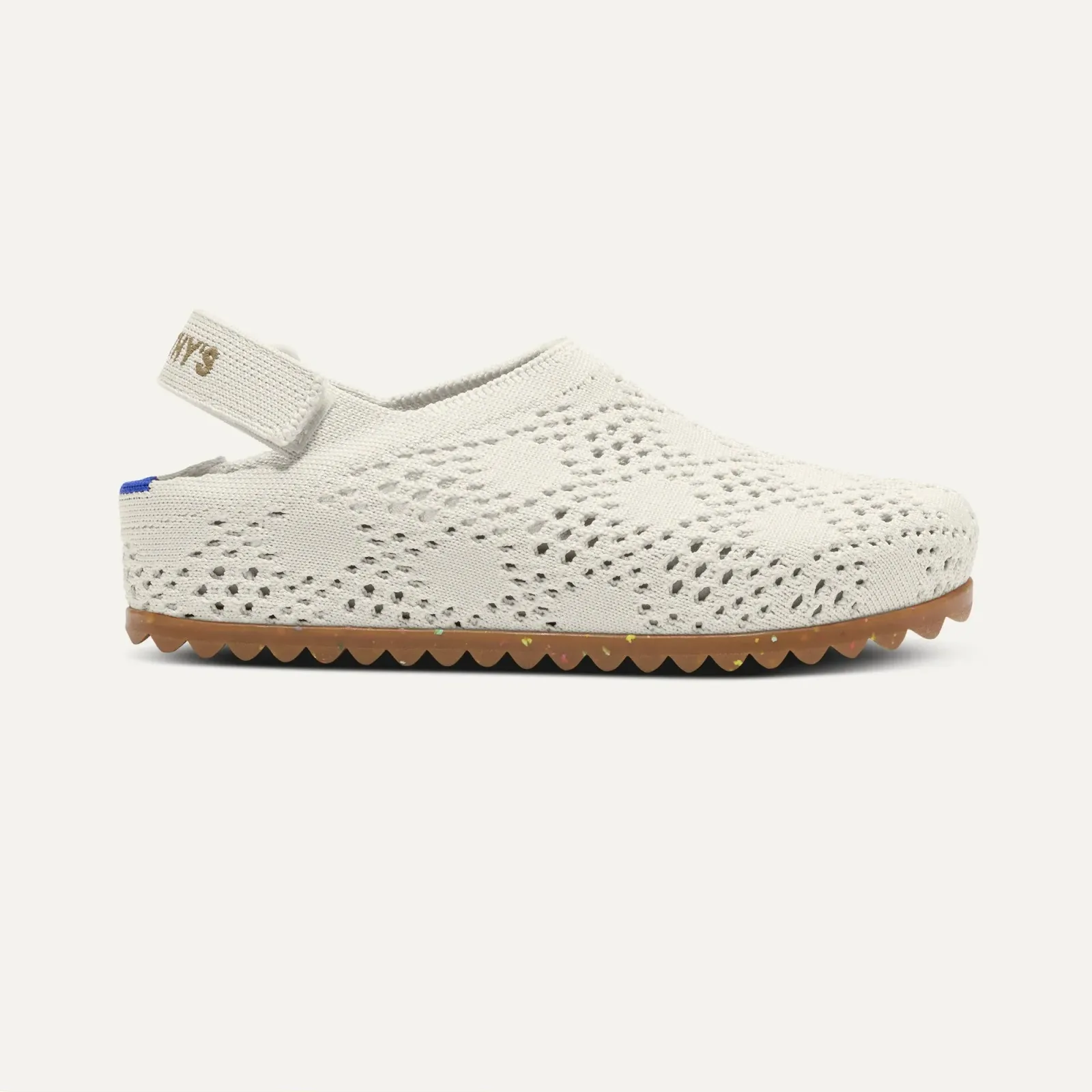The Kids Clog – White Crochet