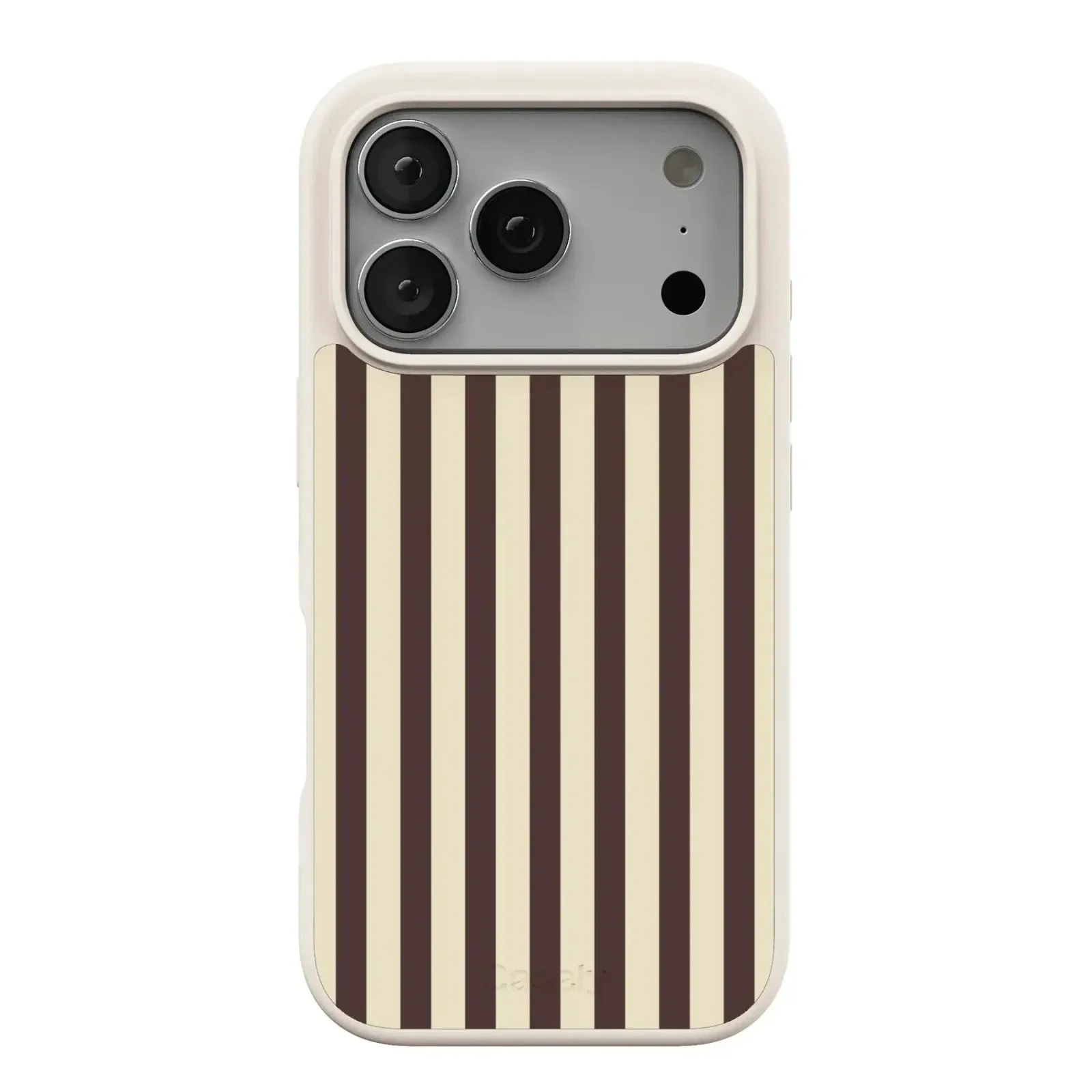 S'more Stripes – Brown Striped Case