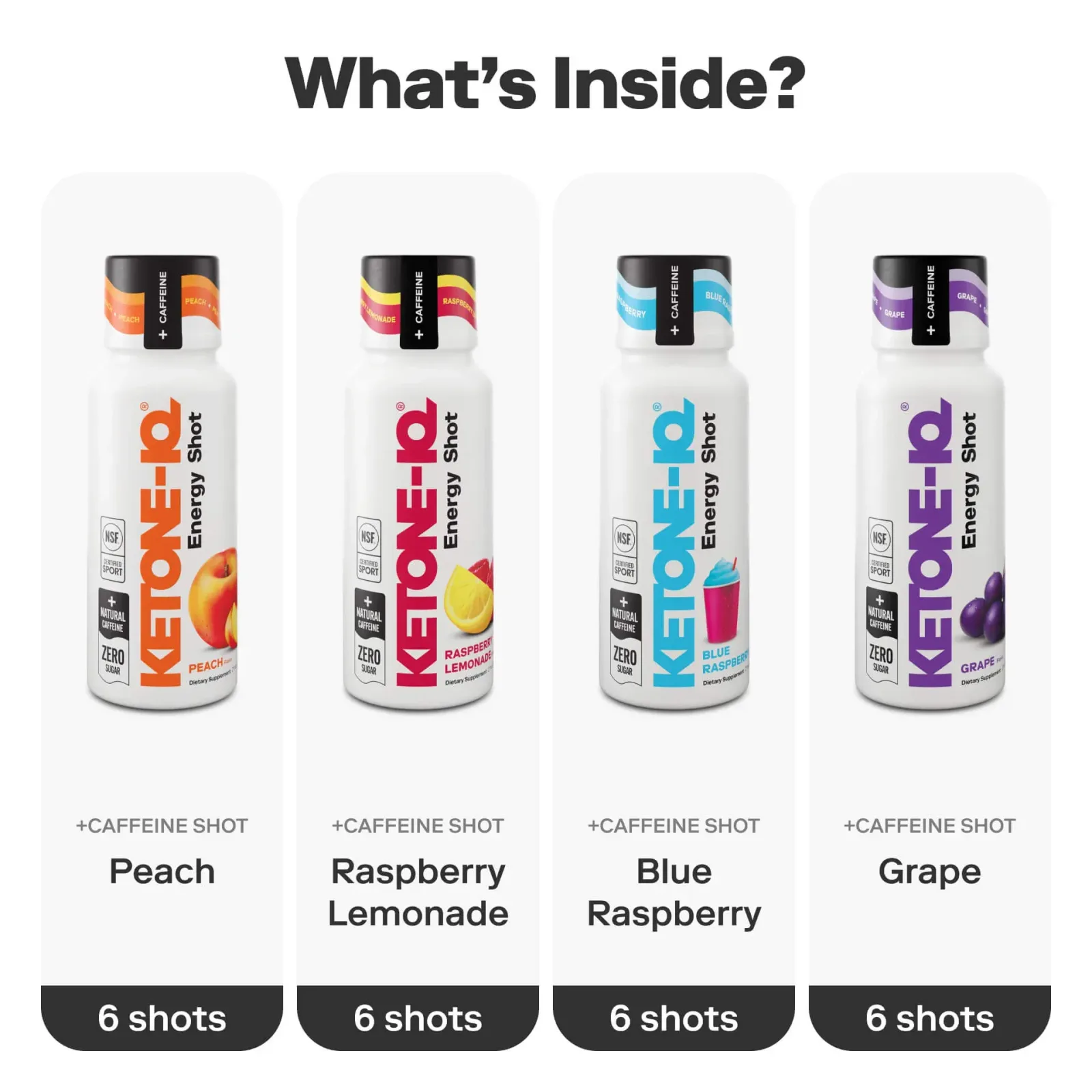 Ketone-IQ +Caffeine Shot Variety