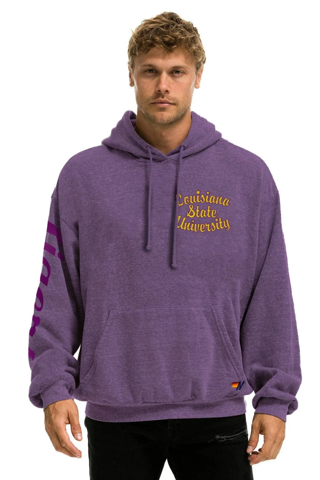 Lsu Tiger Relaxed Pullover Hoodie – Grape