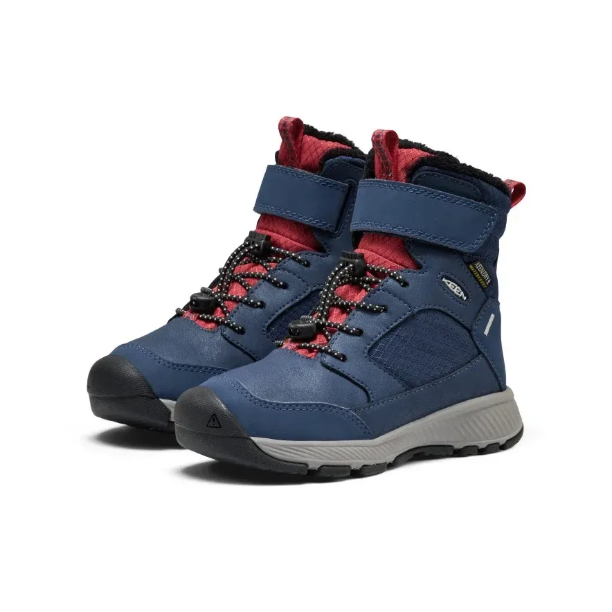 Little Kids' Skua Waterproof Winter Boot – Naval Academy/Garnet