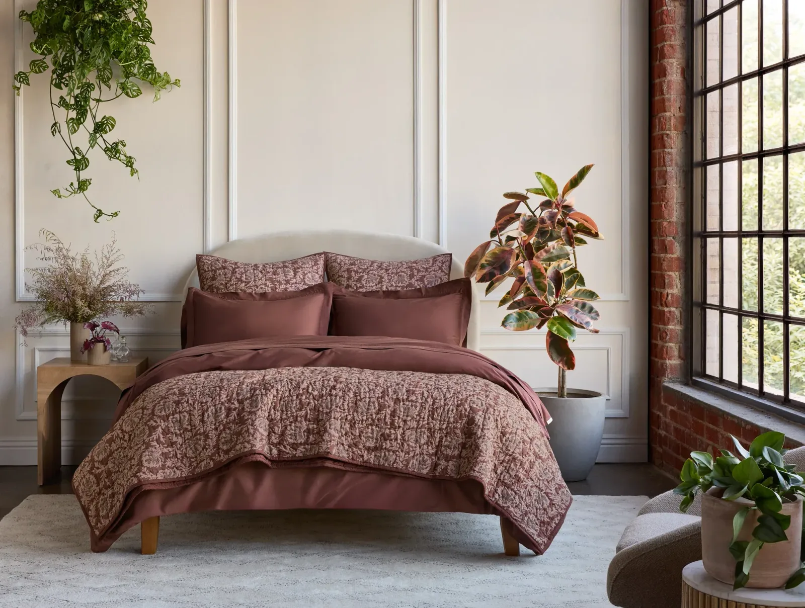 Robles Handstitched Organic Quilt